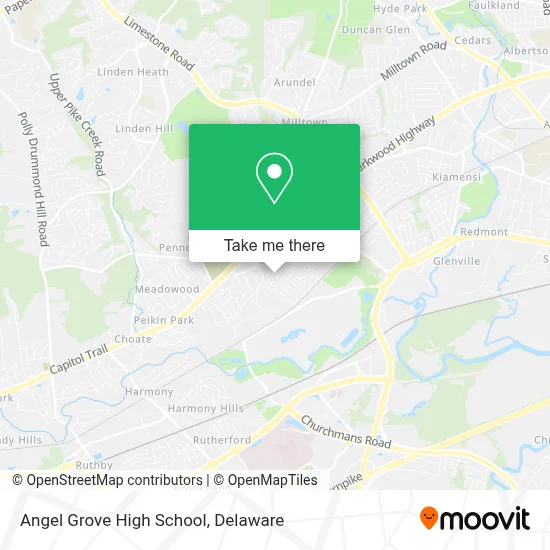 Angel Grove High School map