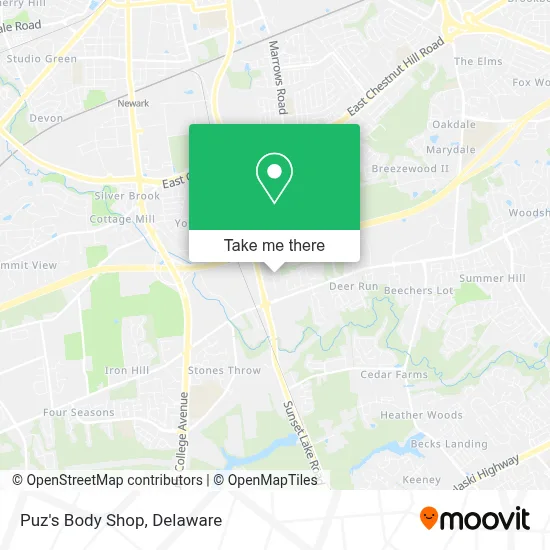 Puz's Body Shop map