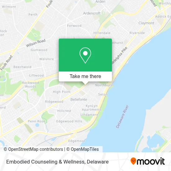 Embodied Counseling & Wellness map