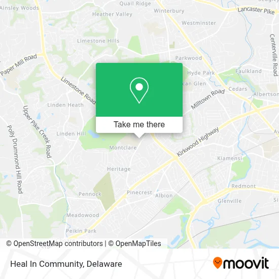 Heal In Community map