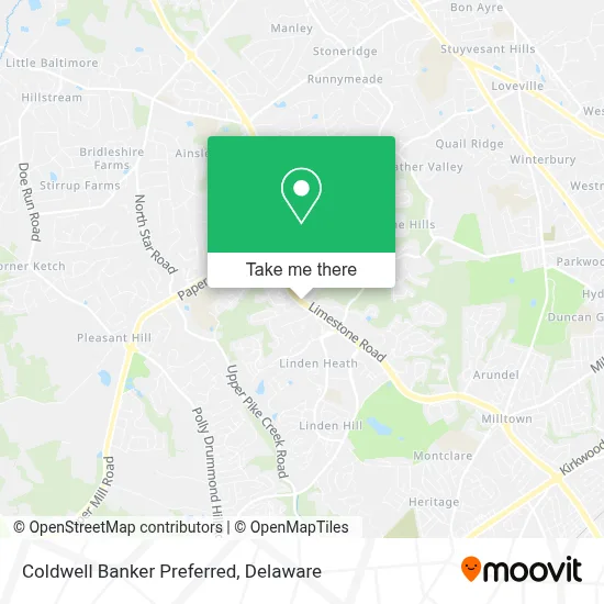 Coldwell Banker Preferred map