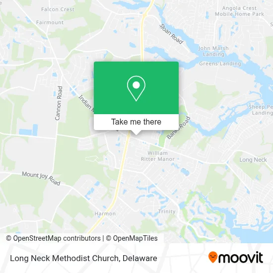 Long Neck Methodist Church map