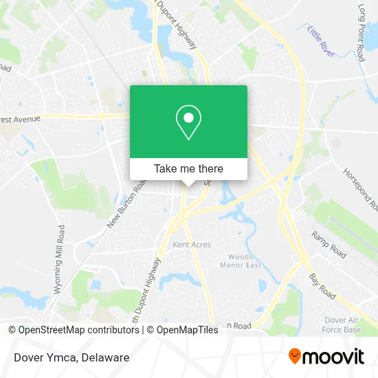 Dover Ymca map
