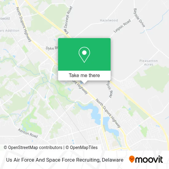 Us Air Force And Space Force Recruiting map