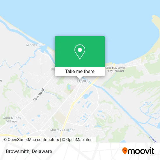 Browsmith map