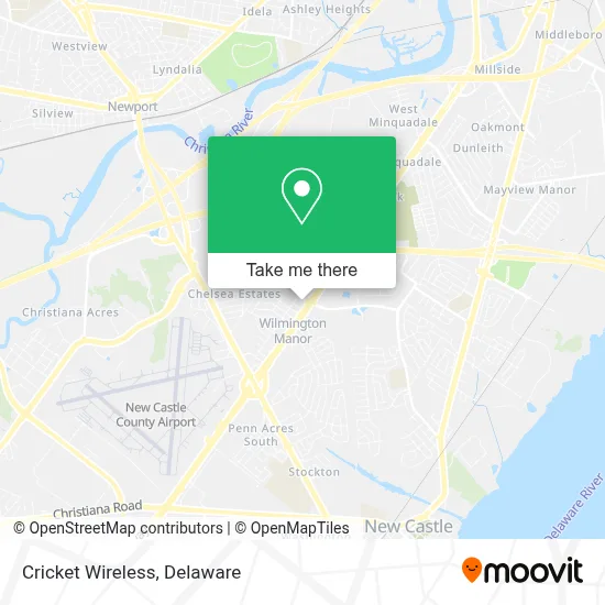 Cricket Wireless map
