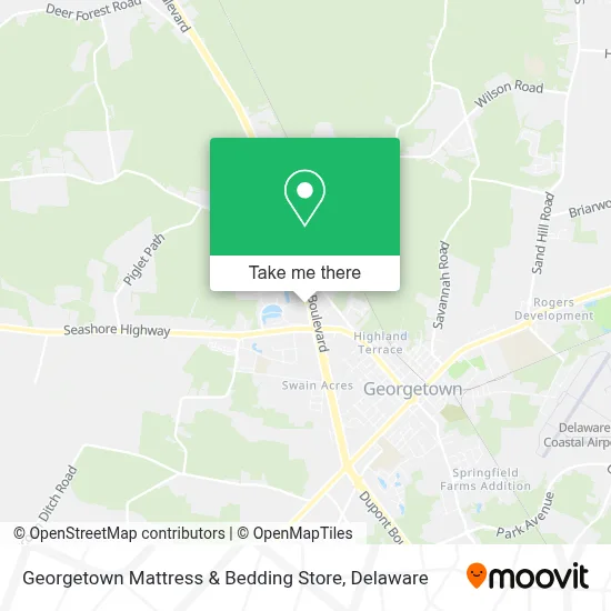 Georgetown Mattress & Bedding Store map