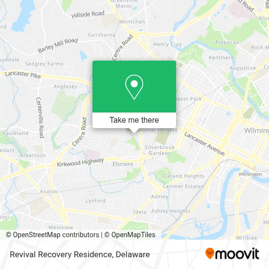 Revival Recovery Residence map