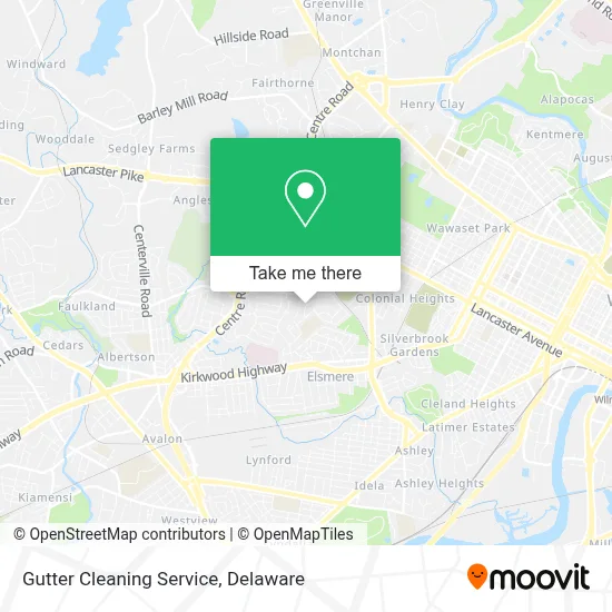 Gutter Cleaning Service map