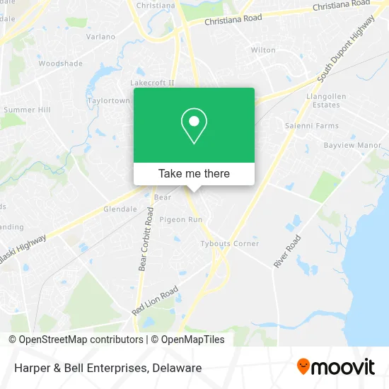 Harper & Bell Enterprises map