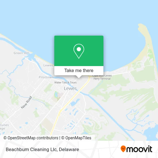 Beachbum Cleaning Llc map