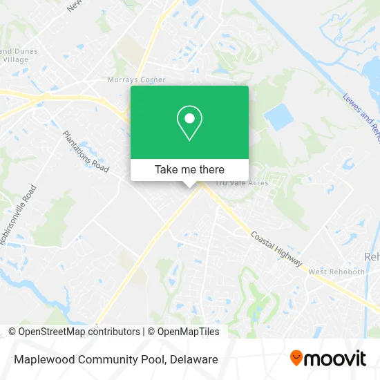 Maplewood Community Pool map