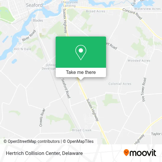 Hertrich Collision Center map