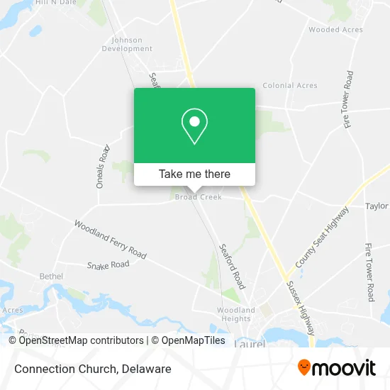 Connection Church map