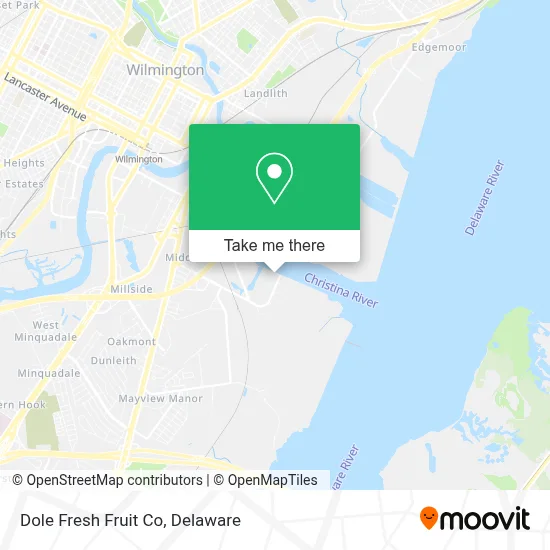 Dole Fresh Fruit Co map