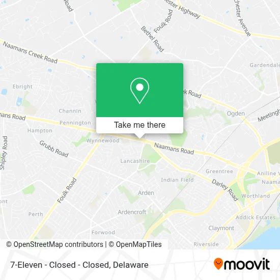 7-Eleven - Closed - Closed map