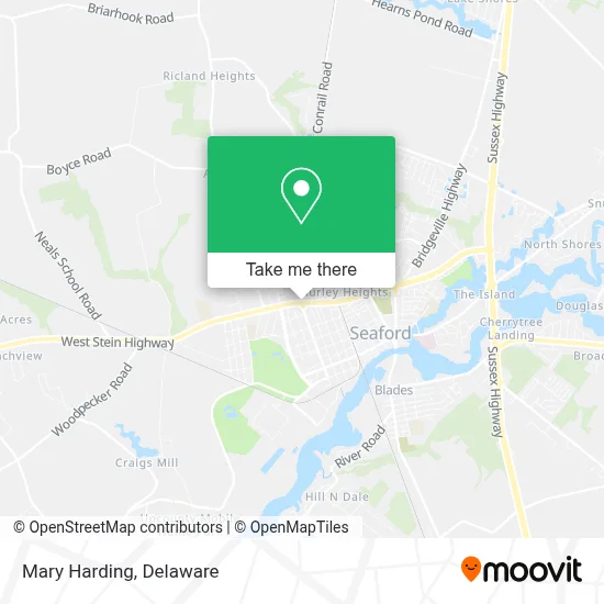 Mary Harding map