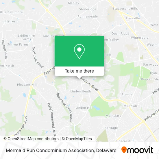 Mermaid Run Condominium Association map