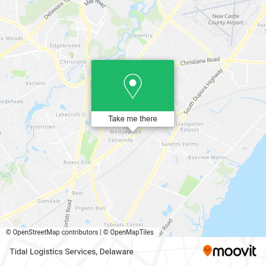 Tidal Logistics Services map
