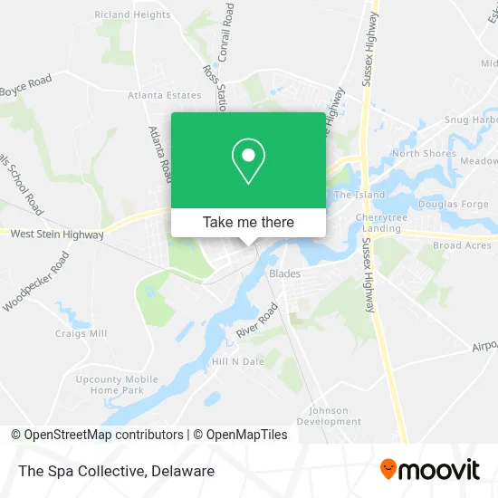 The Spa Collective map