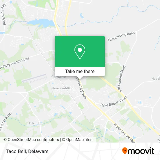 Taco Bell map
