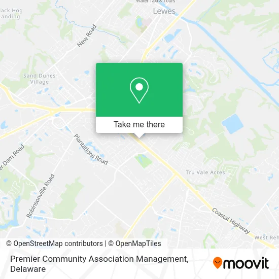 Premier Community Association Management map