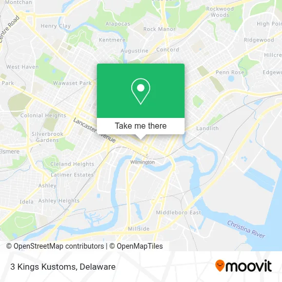 3 Kings Kustoms map