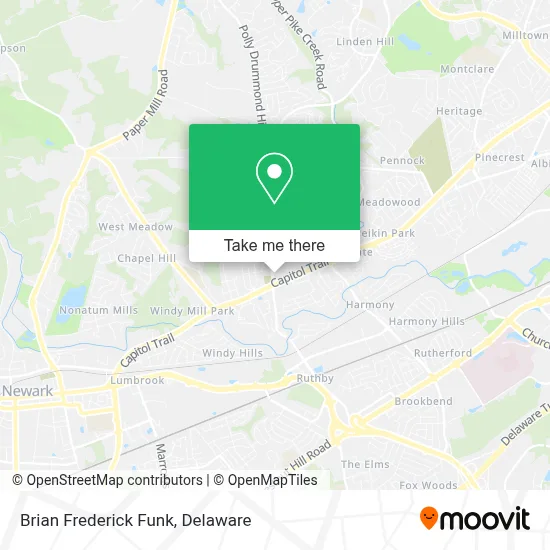 Brian Frederick Funk map