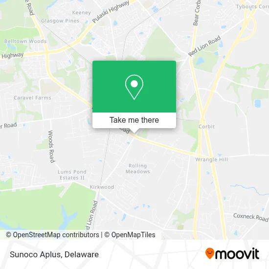 Sunoco Aplus map