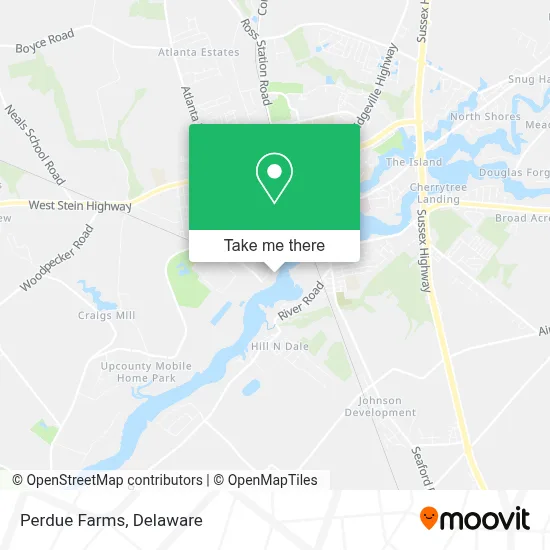 Perdue Farms map