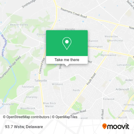 93.7 Wstw map