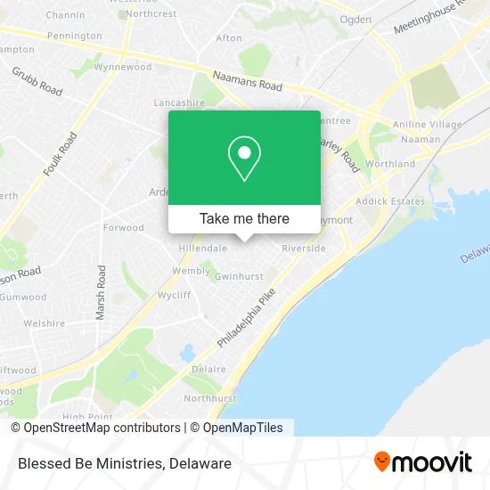Blessed Be Ministries map