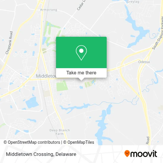 Middletown Crossing map
