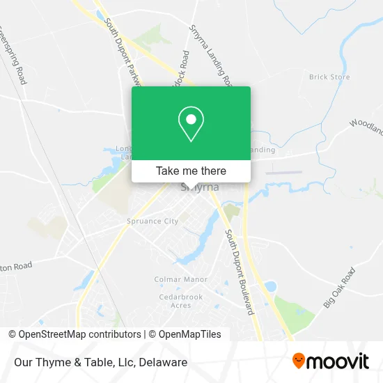 Our Thyme & Table, Llc map