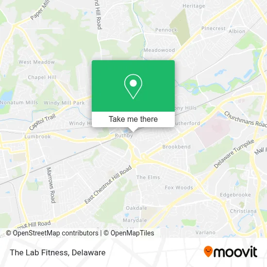 The Lab Fitness map