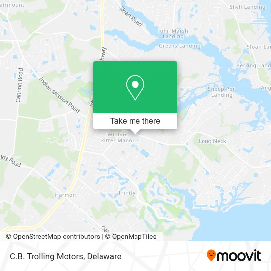 C.B. Trolling Motors map