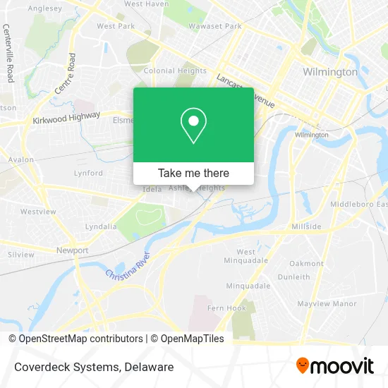 Coverdeck Systems map