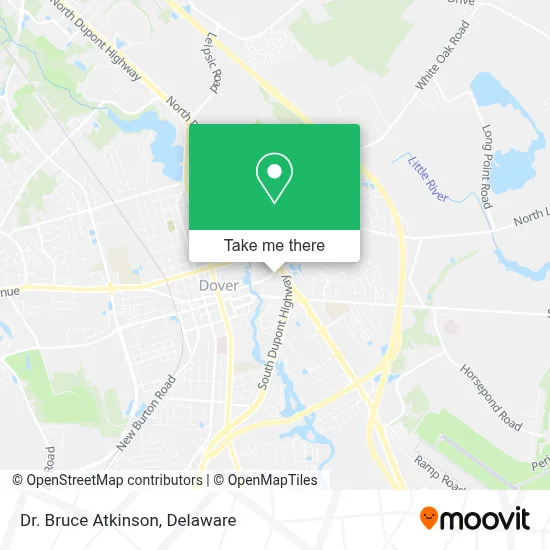 Dr. Bruce Atkinson map