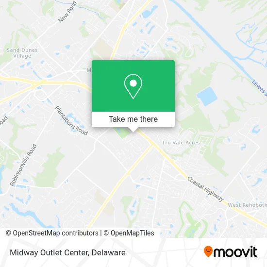Midway Outlet Center map