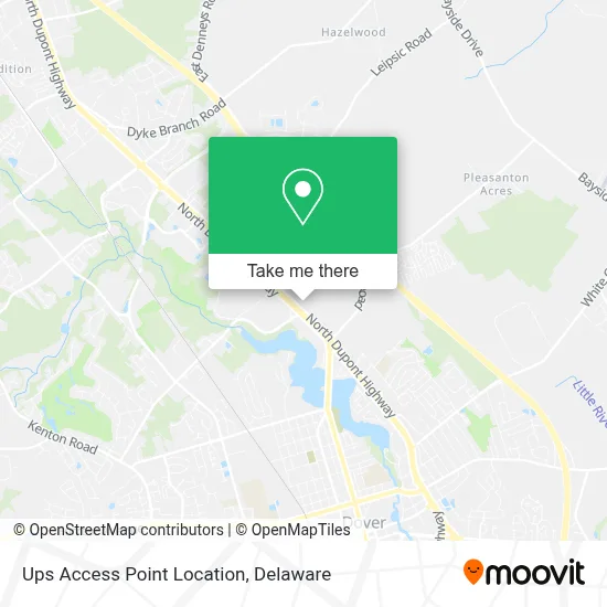 Ups Access Point Location map