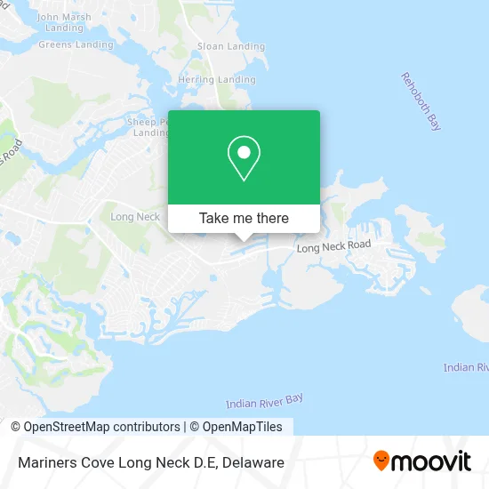 Mariners Cove Long Neck D.E map