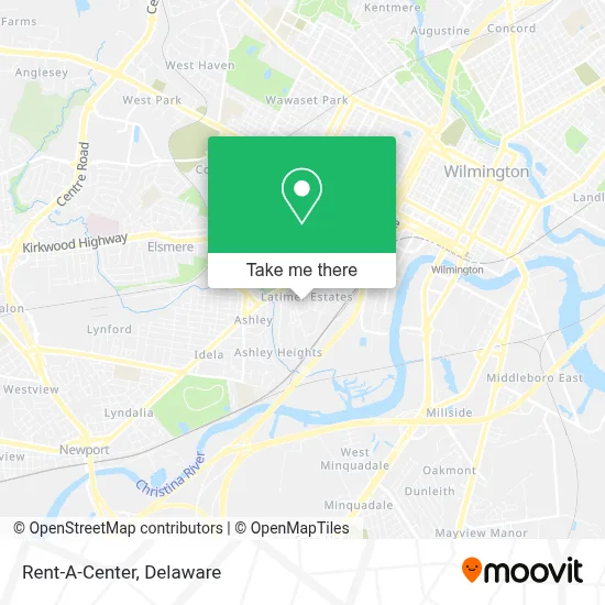 Rent-A-Center map