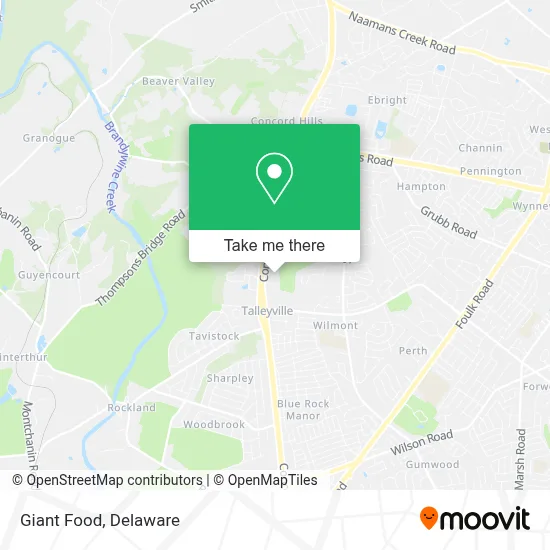 Giant Food map
