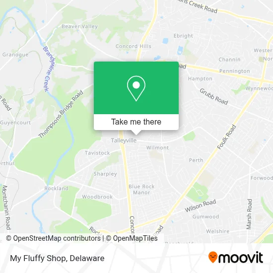 My Fluffy Shop map