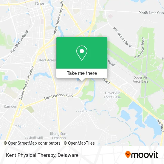 Kent Physical Therapy map