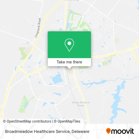Broadmeadow Healthcare Service map
