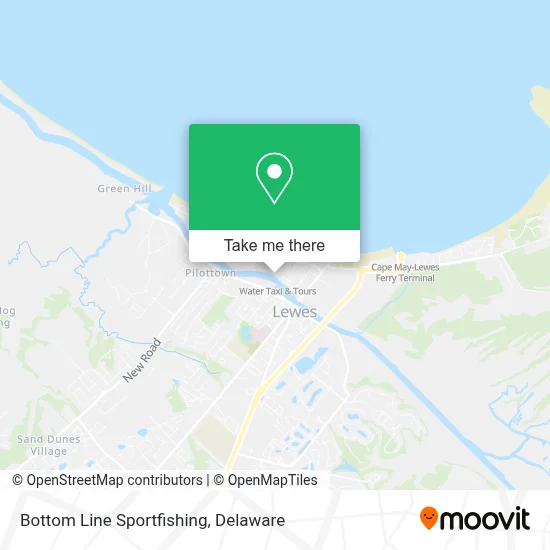 Bottom Line Sportfishing map