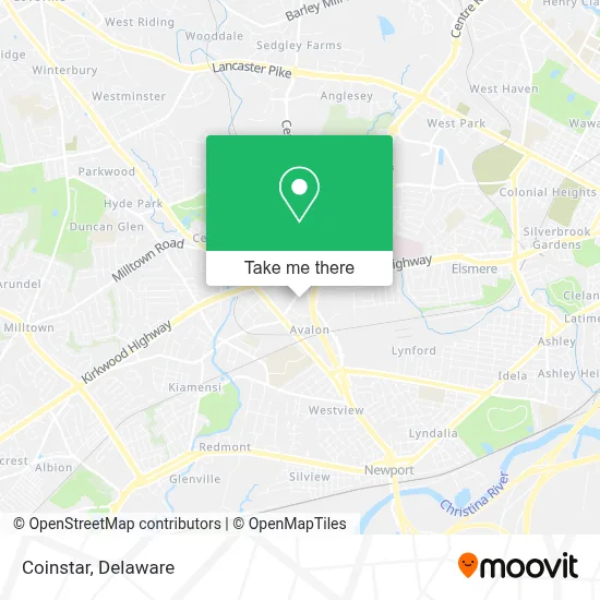Coinstar map