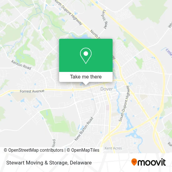 Stewart Moving & Storage map