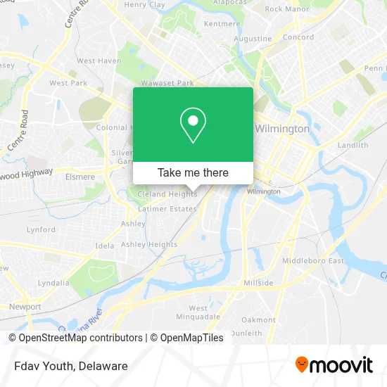 Fdav Youth map